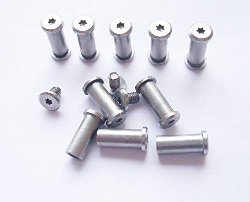 MYIW Axe Tactique Couteau Pliant de Survie des canifs, vis, Rivets en Acier Inoxydable d'edc, Les Couteaux, Un Paquet de 10 Ensembles Cover