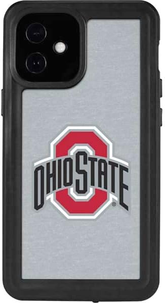 Skinit Waterproof Phone Case Compatible with iPhone 12 Mini - Officially Licensed Ohio State University OSU Logo Design