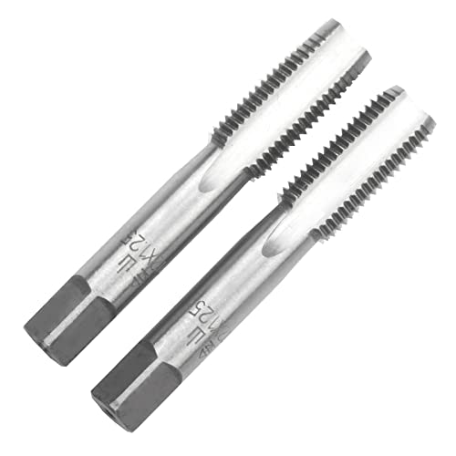Image of M12 X 1.25 Metric Hand Tap, Right Hand M12 X 1.25mm Threading Hand Tap 1Pair