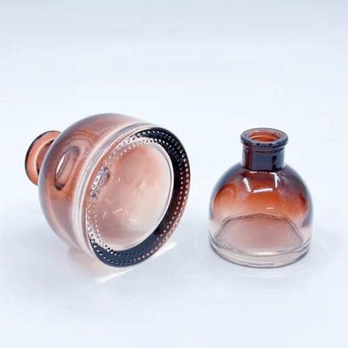 Set 4 botellas de vidrio difusor recargables 50ml miniatura 7