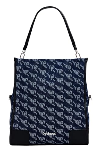 Desigual sac à main sac à épaule bandoulière Arco Loverty Hand Bag Denim Dark Blue bleu marine