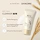 Reis Gesichtspflege Skincare Set 4pcs, Rice Pflegeset Damen Skin Care Glättet die Haut, Beauty Set Frauen Tiefe Feuchtigkeit, Beruhigende Pflegeset Damen mit Reiniger, Rice Toner, Face Cream, Serum