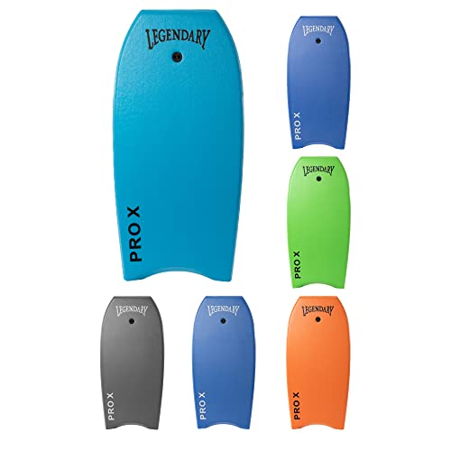 Heat Sealed Legendary Pro X Bodyboard Hard Slick Printed (Light Blue/ Pink, 45") - Thumbnail 2