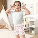 Sletend Pink Unicorn Girls’ Comfy Lined Shorts Lightweight & Skin-Friendly Cotton for All-Day Comfort Ideal for Travel Beach or Home Lounging Toddler Sizes