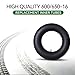 HXYCNNA 2-Pack 600-16, 650-16 Inner Tubes with Straight Valve Stem for Trailers and Agricultural Implements