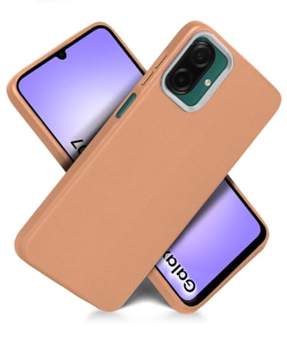 Image of WOW IMAGINE Back Cover for Samsung Galaxy M17e 5G | F70e 5G | M07 | F07 | A07 | A07 5G | Ultra Slim Flexible Non-Slip Grip | Inner Fabric | Metal Camera Ring & Lightweight Soft Mobile Case - Tan Brown
