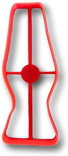 Cortador de galletas con contorno de lámpara de lava (3 pulgadas)