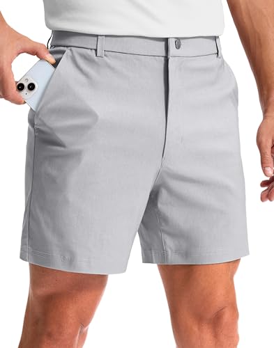 Dress Shorts 5"/ 7"/ 9" Stretch Casual Work Flat Front Short