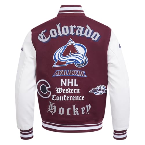 Image of Pro Standard Mens NHL Old English Varsity Jacket