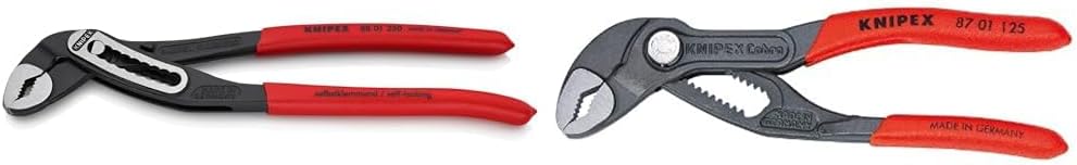 KNIPEX 10-Inch Alligator and 5-Inch Cobra Water Pump Pliers Tool Set