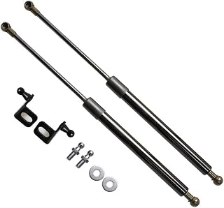Lift Support Struts for Suzuki Swift Sports ZC33S A2L 2017-2022 Modify Front Hood Bonnet Gas Spring Shocks Damper Carbon Fiber Prop Rod (Pure Black)
