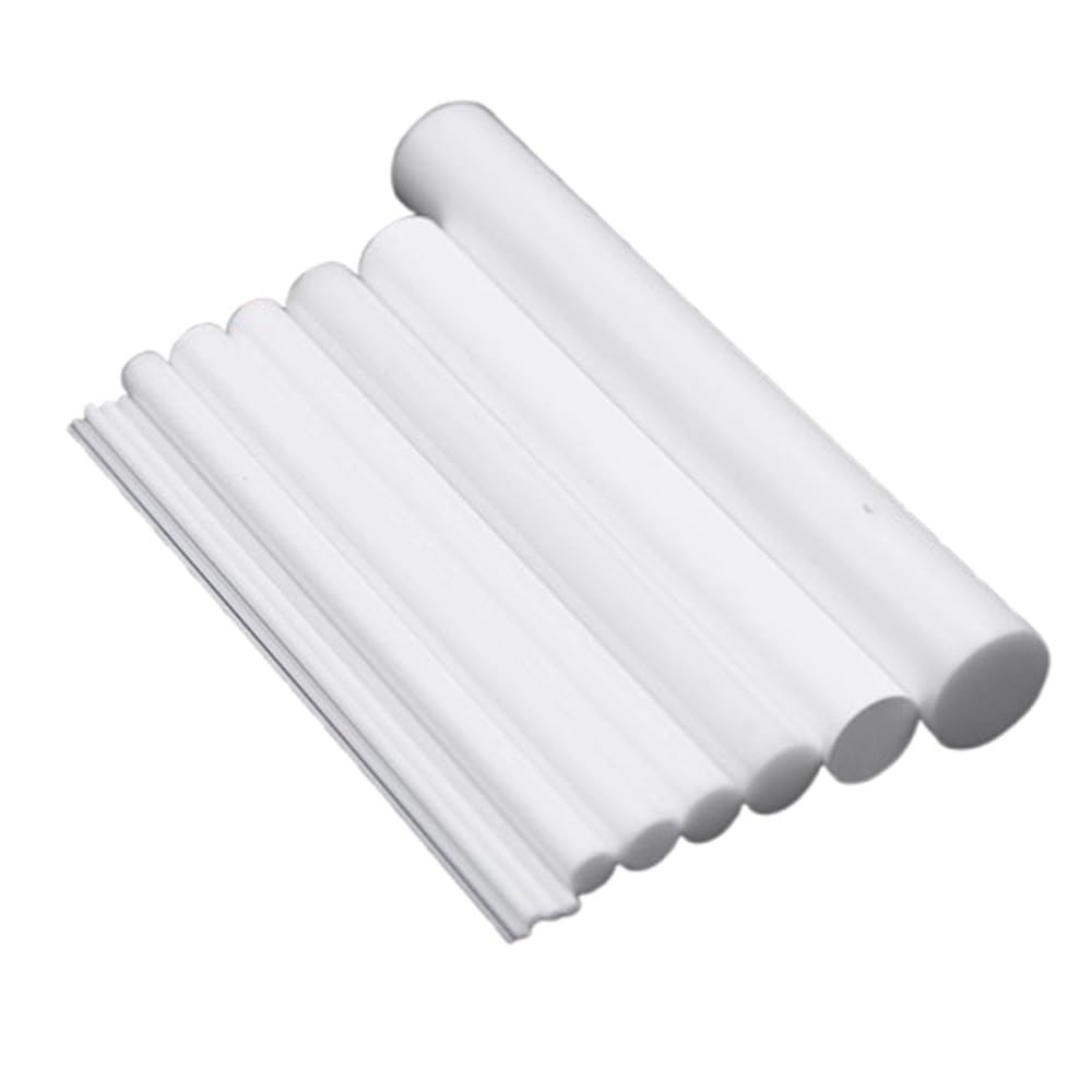 Asta in ceramica a specchio in allumina 5 pezzi, barra di agitazione solida isolata resistente alle alte temperature 6x100mm