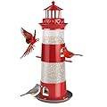 Decflow Bird Feeders for Outdoors Hanging, Metal Mesh Wild Bird Feeder for Outside Bird, 4 lbs Large Capacity Bird Seed Feeder for Finch Cardinal, Small Birds