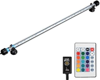 NICREW Submersible Aquarium Light, Underwater RGB Multicolor LED Lights for Fish Tank, 15 Inches, 38cm