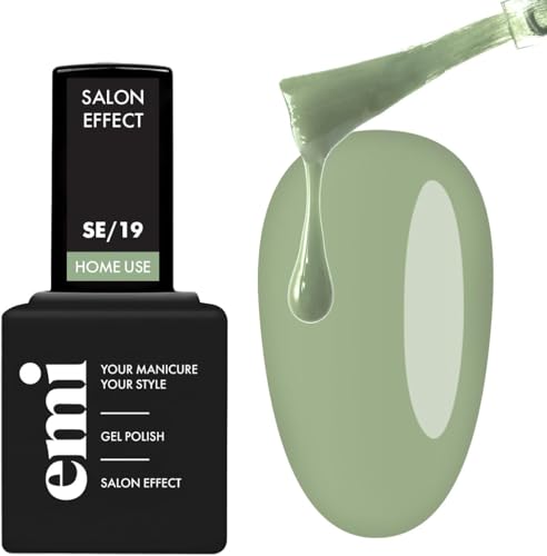 EMI Salon Effect Khaki Pearl HEMA free gel polish long-lasting color home use UV/LED/CCFL lamp 9 ml