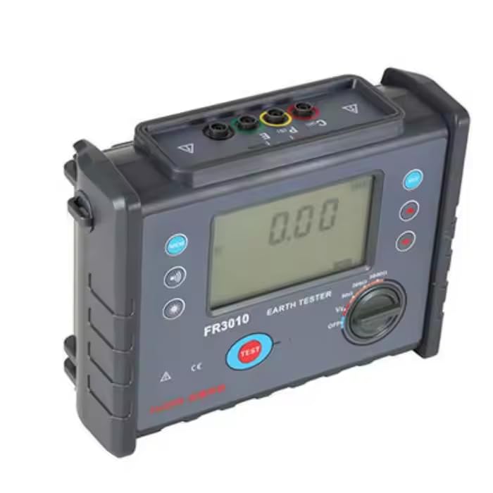 Test Voltage FR3010 Digital Ground Resistance Tester Earth Ground Voltage 600V for Professional Testing