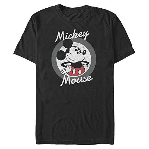 T-shirt Mickey Mouse 28 Disney noir vêtement manches courtes coton 4XL Tall