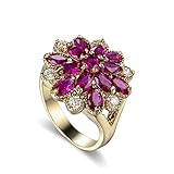 【Leicht an- und auszuziehen】：Diese Ringgröße passt an die Finger der meisten Menschen, ist leicht zu tragen und rutscht nicht so leicht.