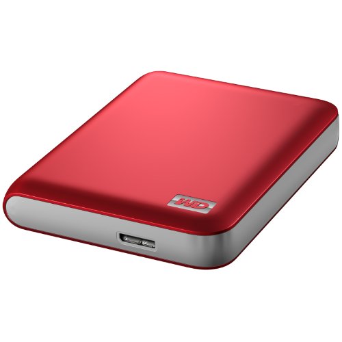 WD My Passport Essential SE Externe Festplatte, 1 TB, USB 3.0/2.0, metallic-rot – Bild 4