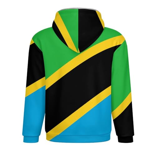 Sudadera de Tanzania para hombre con forro polar contra el frío en exteriores 4