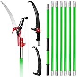 Grefinity Manual Pole Saw, 27 Ft Tree Trimmer, Extendable Pole Saws for Tree...