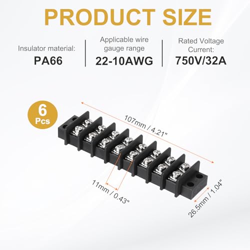 Connecteurs à vis double rangée 750V isolation maximale pour raccordement - 2
