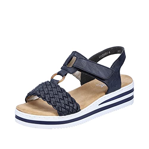 Thumbnail - Rieker Damen V0268 Sandalen, Blau, 39 EU