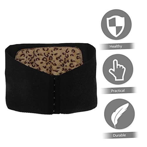 Cinturón lumbar ajustable estilo leopardo para calor y soporte miniatura 3