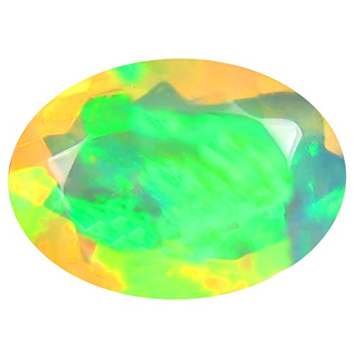 Opale arc-en-ciel naturelle 1,15 ct : certifiée non chauffée pour éviter les fausses pierres