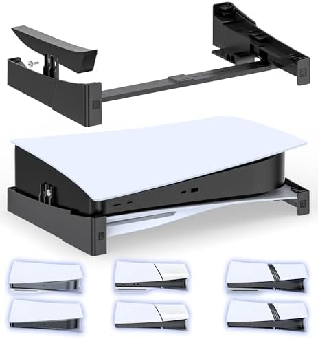 （02:30時点） 【PS5/PS5 Slim/PS5 Pro対応】PS5 Slim 横置きスタンド 放熱改善 転倒防止 地震対策 傷付き防止 新型PS5スタンド PS5/PS5 スリム 通常版とデジタル版両対応 PS5周辺機器 黒