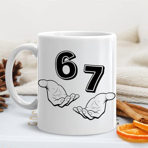 Taza de cerámica para café 11 oz blanco miniatura 4
