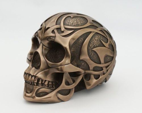 NEW STYLE Bronze Tribal Skull Sculpture By Design Clinic - Amazing Skulture Range
