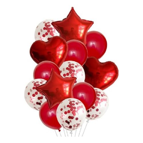 Kit Buquê de Balões Metalizados 14 Peças para Festa – Decoração de Aniversário, Amor, Casa... Kit Buquê de Balões Metalizados 14 Peças para Festa – Decoração de Aniversário, Amor, Casa...