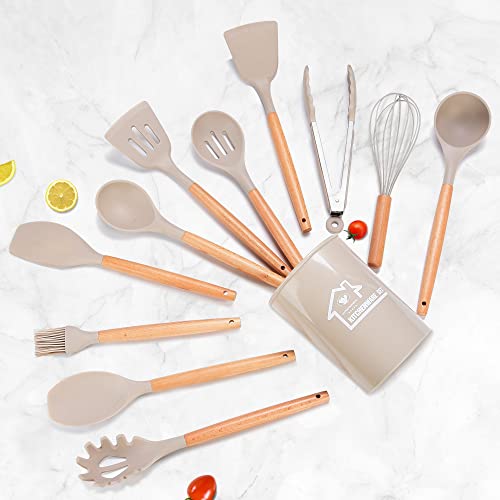 Foto von RIOVARM Induktion Topf und Pfannenset mit Deckel Granit Antihaft Beschichtet Topf- & Pfannen-Sets PFOA Free Kochgeschirr Set mit Bratpfanne Stielkasserolle Spachtelset
