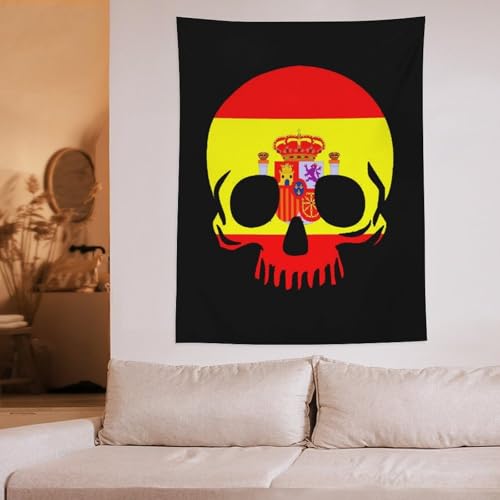 Tapiz textil vertical de calavera para decoración de dormitorio moderno 6