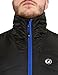 Ultrasport Advanced Chaqueta Informal, Acolchada, para Todo el año, Hombre, Negro/Azul, 2XL