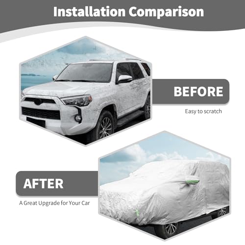 Image of RT-TCZ for 4Runner Car Cover with Zipper Compatible with Toyota 4Runner 2010-2023 Exterior Protector Accessories