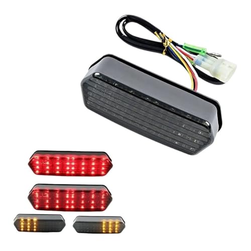 Feu arrière LED moto résout clignotants cassés et manque de visibilité MSX