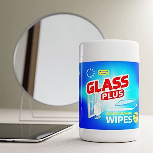 Glass Plus - Glass, Window, And Mirror Cleaning Wipes (160 Ct Wipes - 6 Cannisters (960 Wipes)) #TOP4