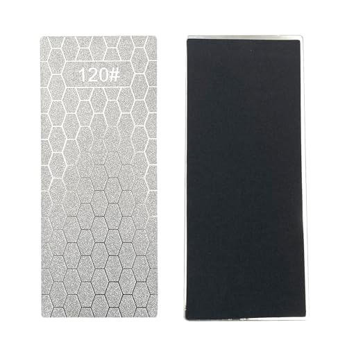 6 Pcs Diamond Sharpening Plates,120# 200# 600# 1200# 2000# 3000# Diamond Sharpening from Extra Coarse to Extra Fine Grit for Various Tools - Image 3