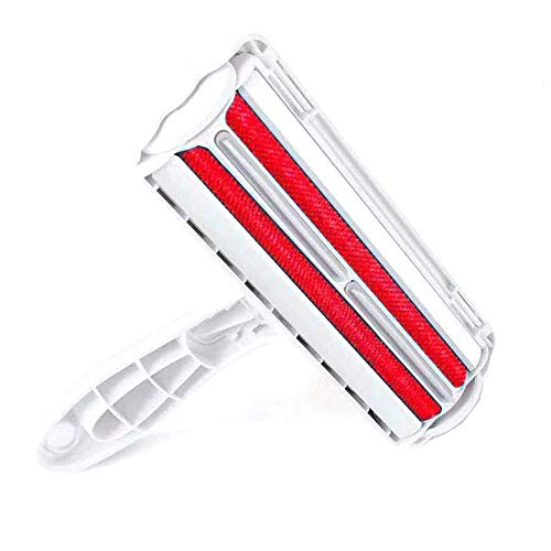 SuperMega Rollo quitapelos Animales Rodillos y quitapelos para Mascotas, Cepillo de Limpieza Pelo Removedor Pelo para Perro y Gato, Mágico Depilación Eliminador de Pelo para Mascotas (Rojo) Cover
