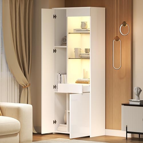 VIVCA Vitrina de 70 x 35 x 180 cm con...