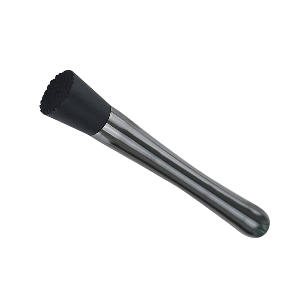 NAMOARLY Cocktail Muddler Cocktail Hammer Mallet Steel Crusher Bartender Tools Bar Tools Muddler for Drinks Ice Crusher Stick Mixer Drinks Bartender Muddler Lime Muddler Black re-usable