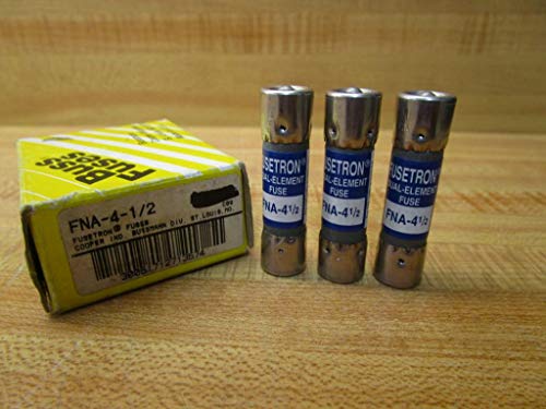 Bussmann FNA-4-1/2 fusible FNA412 temporisé à broche indicatrice (lot de 3)