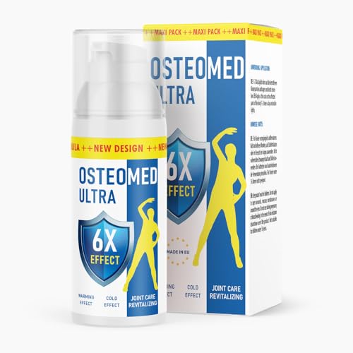 Osteomed Ultra Gel (1 x 120ml) – Gel para tus articulaciones y músculos – cuidado refrescante – gel para articulaciones ideal para llevar – contra el dolor muscular