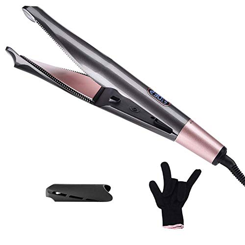 Hair Straightener and Curler 2 in 1,Professional Hair Straightener with Tourmaline Ceramic Twisted