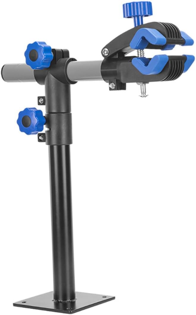 balacoo Telescopic Adjustable Bike Repair Stand Wall Mounted Mechanic Maintenance Rack for Home Durable Quick Release Buckle Supports Up