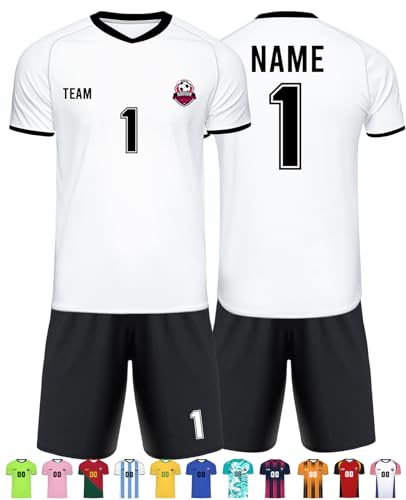 Custom Soccer Jersey Personalized for Men Kids Customized Team Name Number Logo Jerseys Sports Shirt for Adults Youth Boys