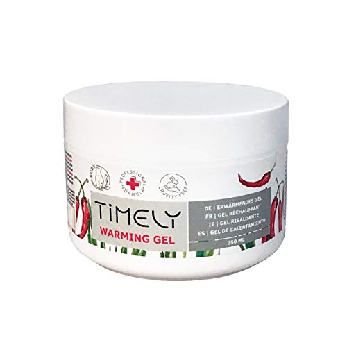 Preisvergleich Produktbild Timely Wärmendes Gel mit Kampfer gegen Muskelschmerzen, 250 ml