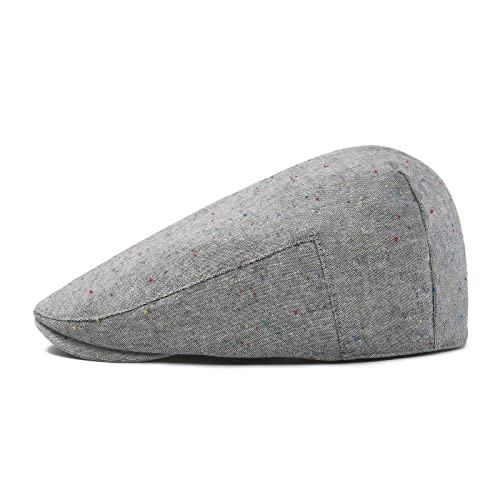 Starance Men'S Cotton Flat Cap Ivy Gatsby Newsboy Hat Summer Driving Scally Cap Thin Cap thumb #1